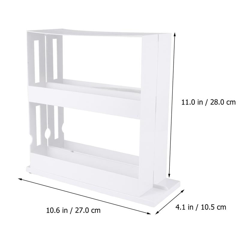 Double Storage Food Rotating Rack