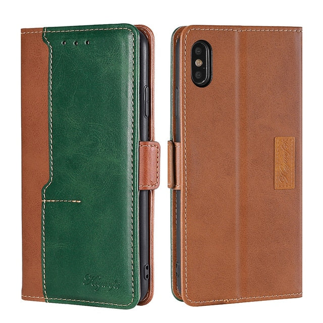 Leather Phone Flip Case