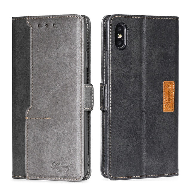 Leather Phone Flip Case