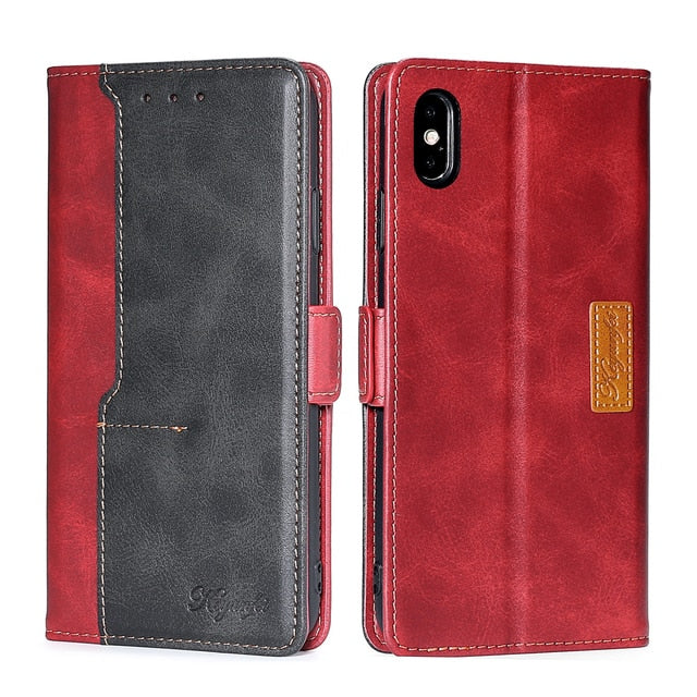 Leather Phone Flip Case