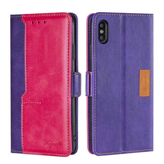 Leather Phone Flip Case