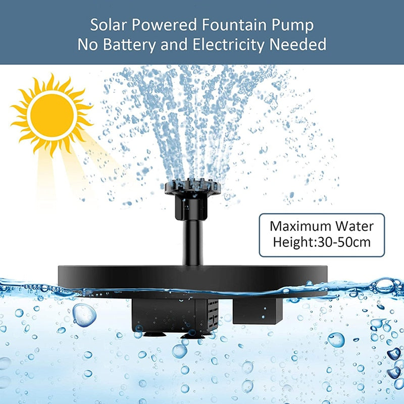 Mini Solar Water Fountain Pool