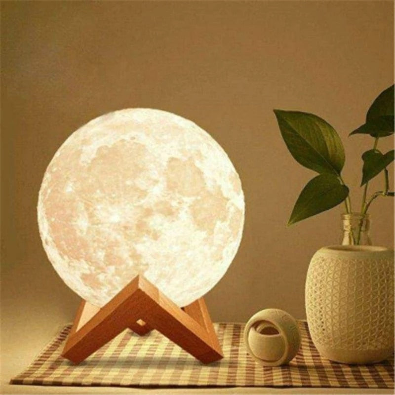 3D Printing Moon Lamp